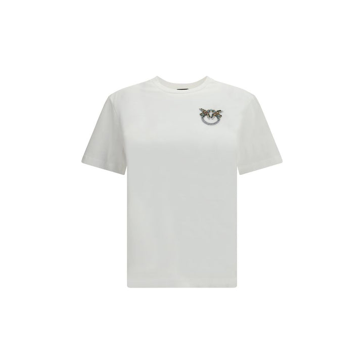 PINKO White Cotton T-Shirt