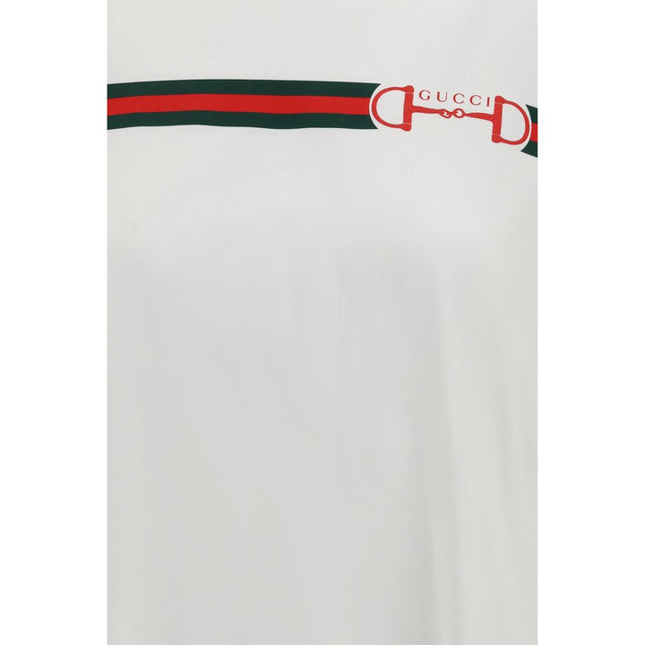 Gucci White Cotton T-Shirt