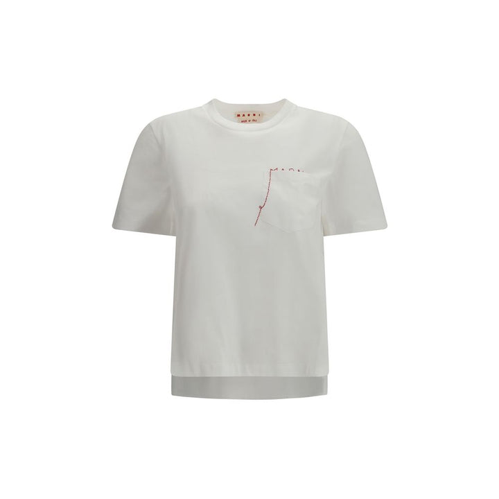 Marni White Cotton T-Shirt