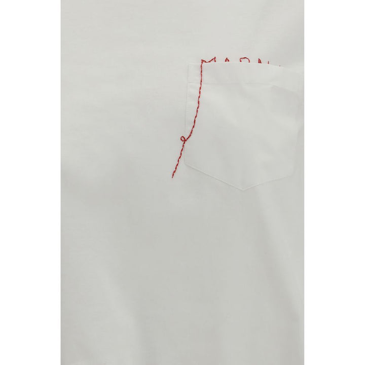 Marni White Cotton T-Shirt