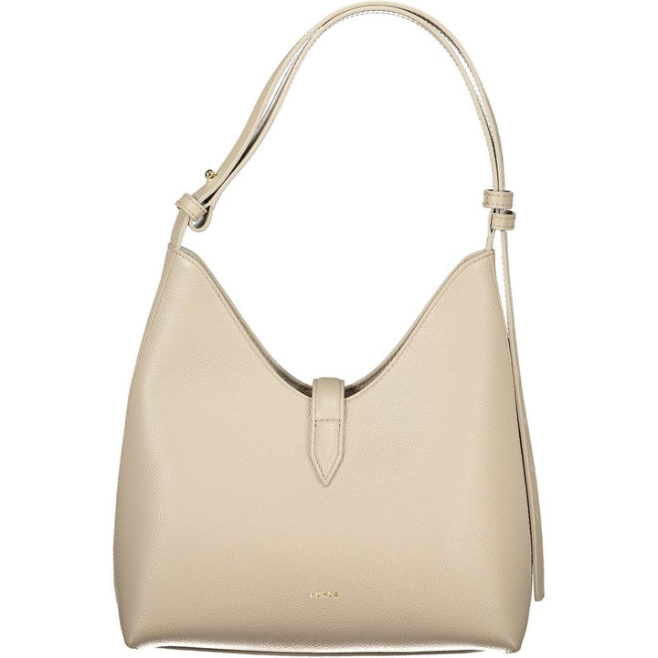 Furla Beige Leather Women Handbag