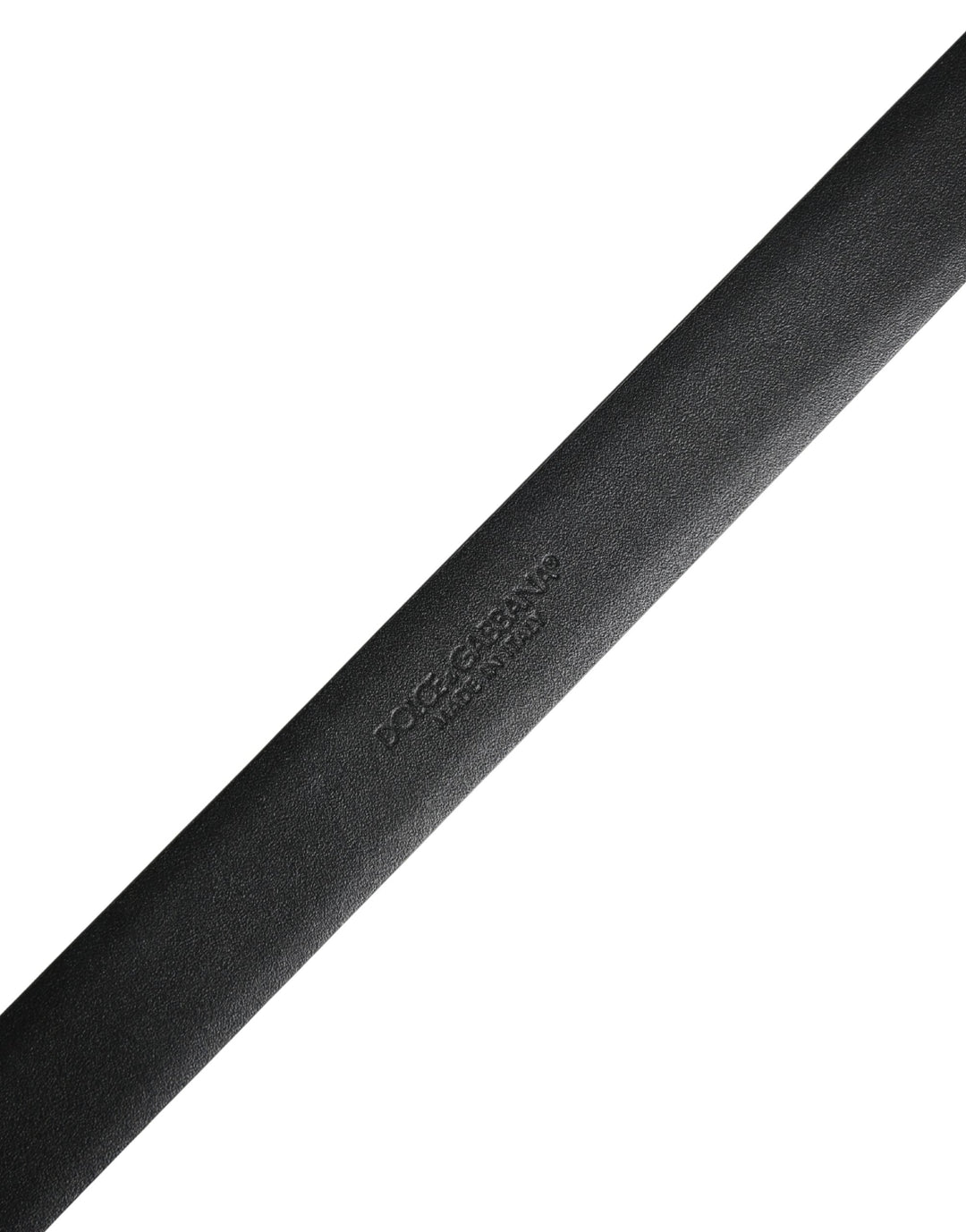 Dolce & Gabbana Men Blue Classic Leather Metal Buckle Belt