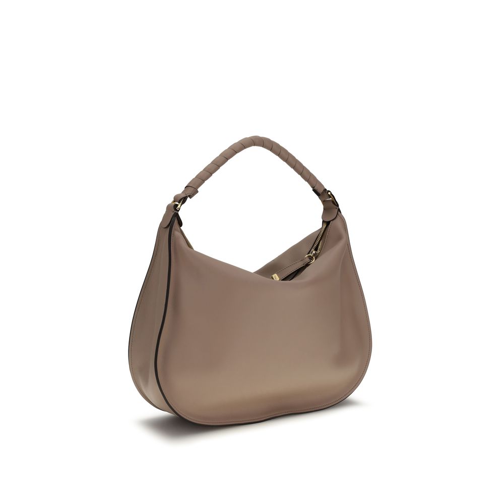 Chloé Beige Calf Leather Bos Taurus Shoulder Bag