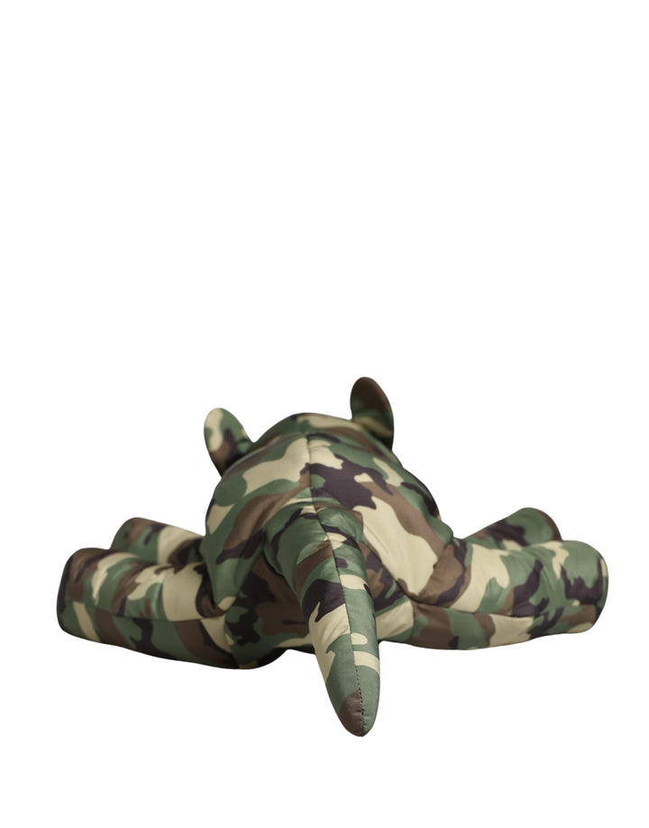 Dolce & Gabbana Multicolor Camouflage Animal Silhouette Waist Borse Bag