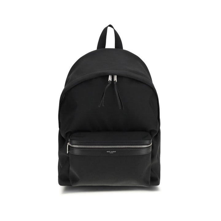Saint Laurent Black Fabric Backpack