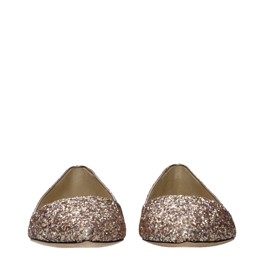 Jimmy Choo Pink Plastic Ballet Flats