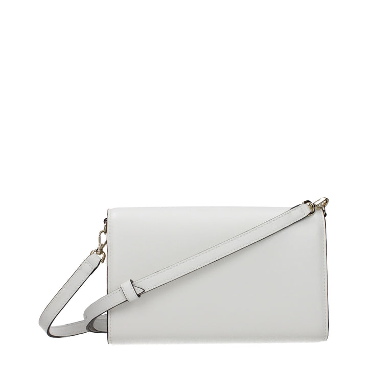 Jimmy Choo White Leather Clutch Bag