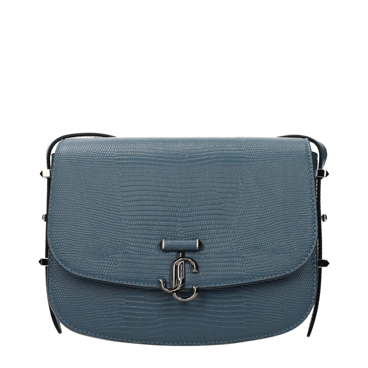 Jimmy Choo Blue Leather Crossbody Bag