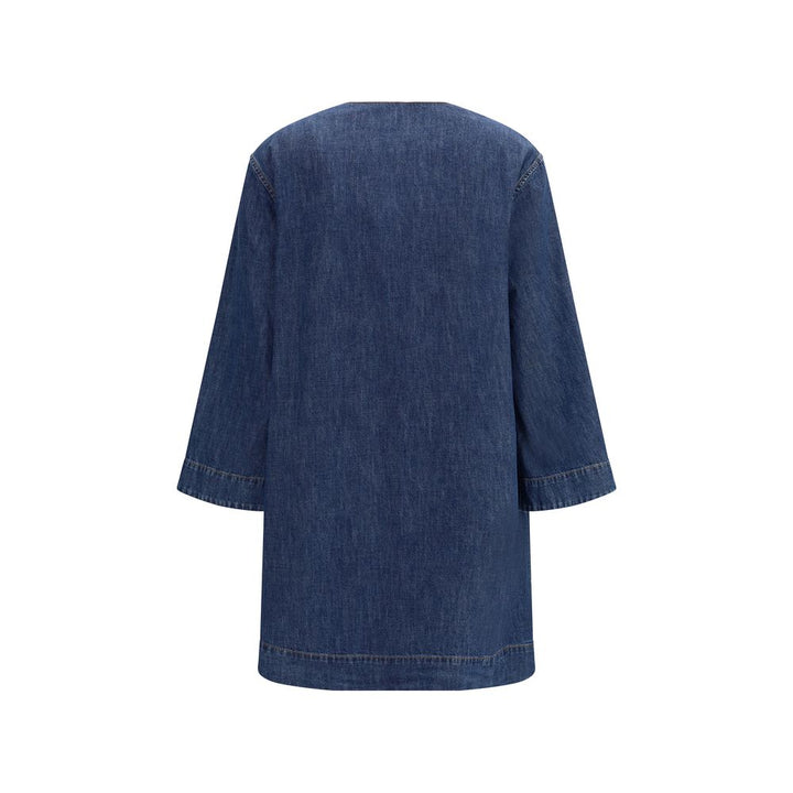 Valentino Blue Cotton Casual Dress