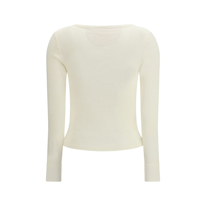Chloé White Cotton Long Sleeve T-Shirt