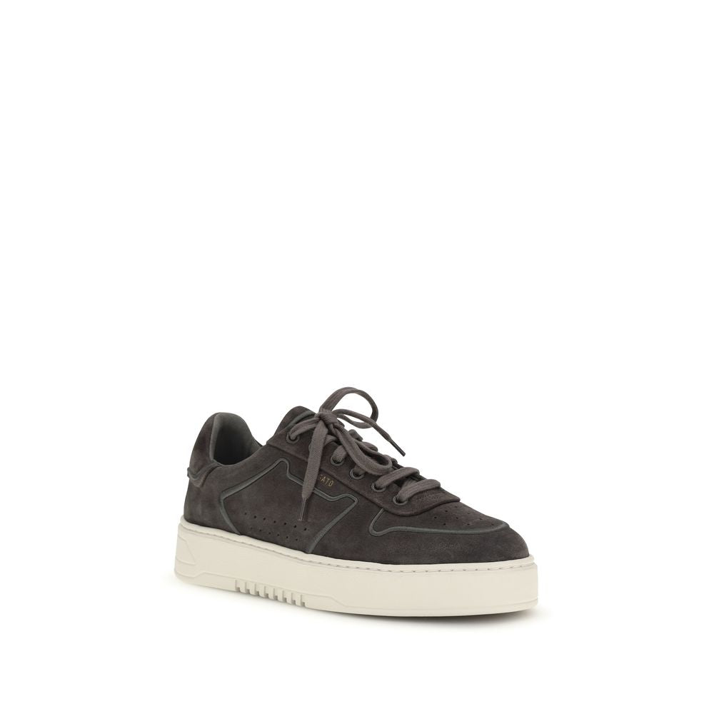 Axel Arigato Gray Calf Leather Bos Taurus Low Top Sneakers