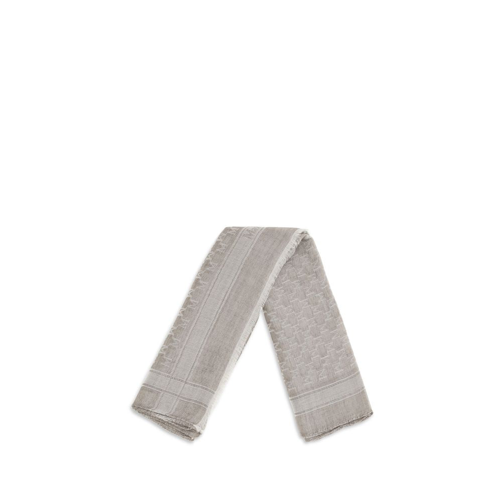 Max Mara Beige Wool Scarf