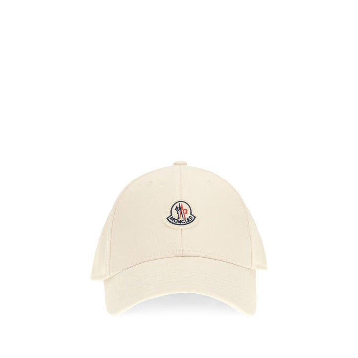 Moncler Beige Cotton Cap (Baseball Hat)