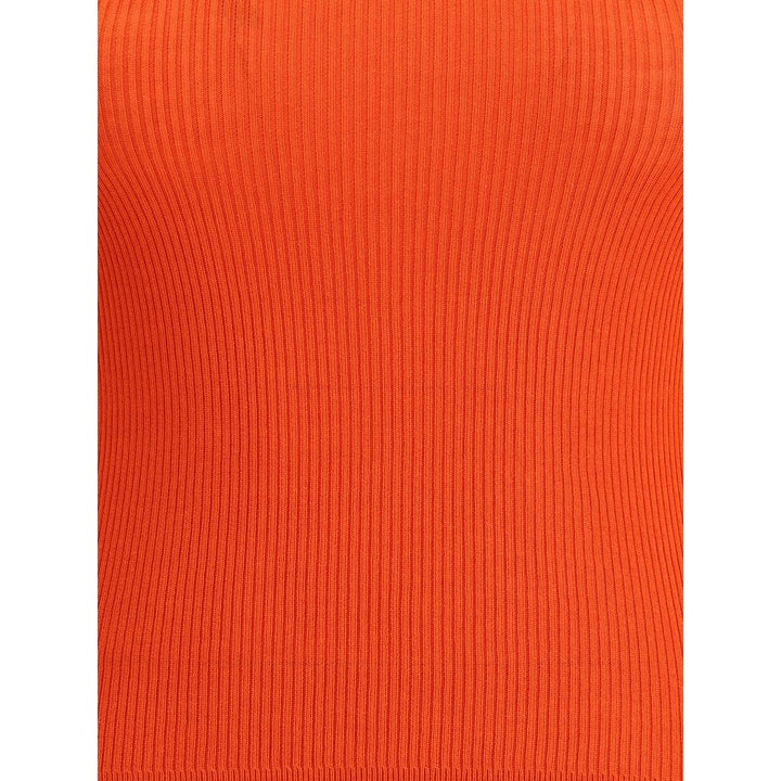 Saint Laurent Orange Wool Turtleneck