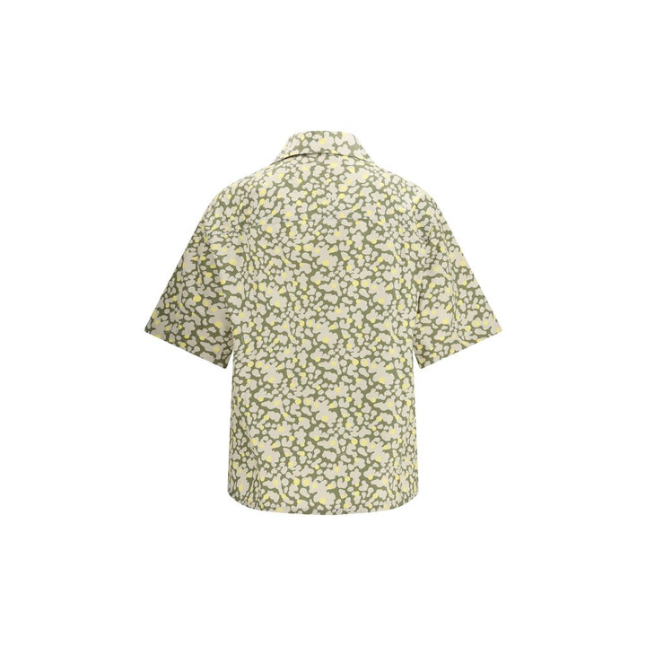Marni Bicolor Cotton Pattern Shirt