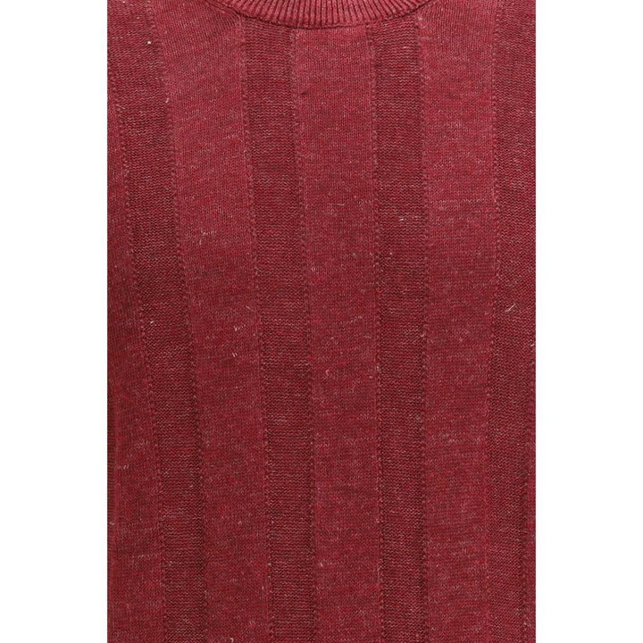 Brunello Cucinelli Multicolor Linen T-Shirt