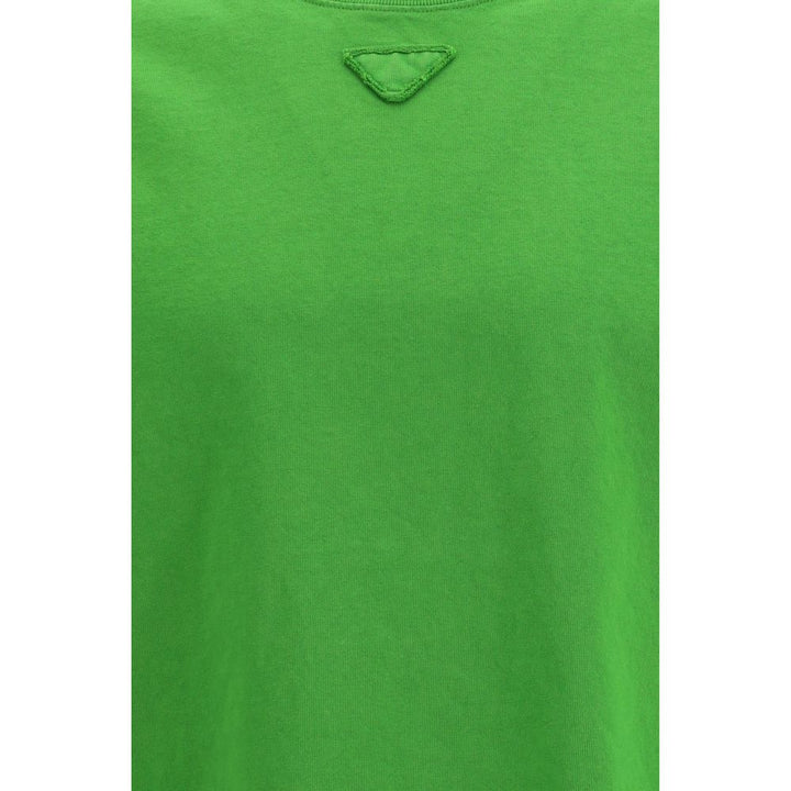 Prada Bicolor Cotton T-Shirt