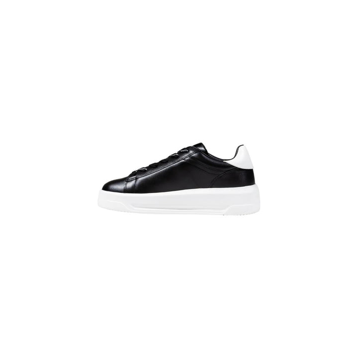 Love Moschino Black And White Synthetic Chunky Sneakers