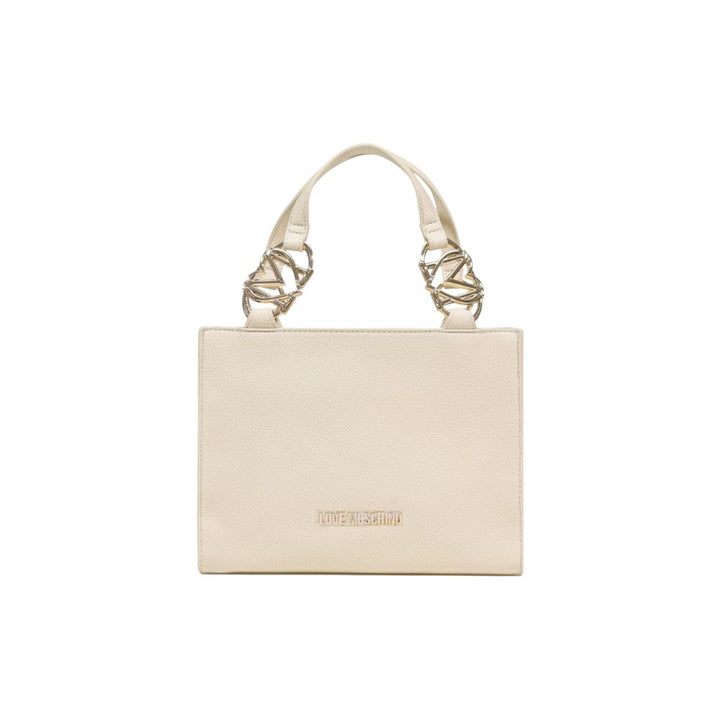 Love Moschino Beige Polyethylene Handbag