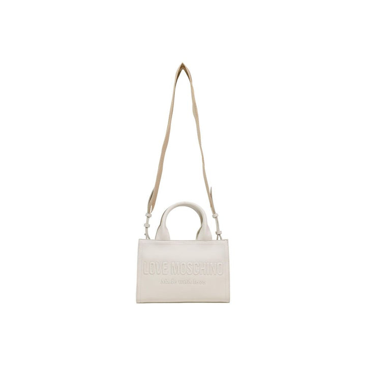 Love Moschino Beige Polyethylene Handbag
