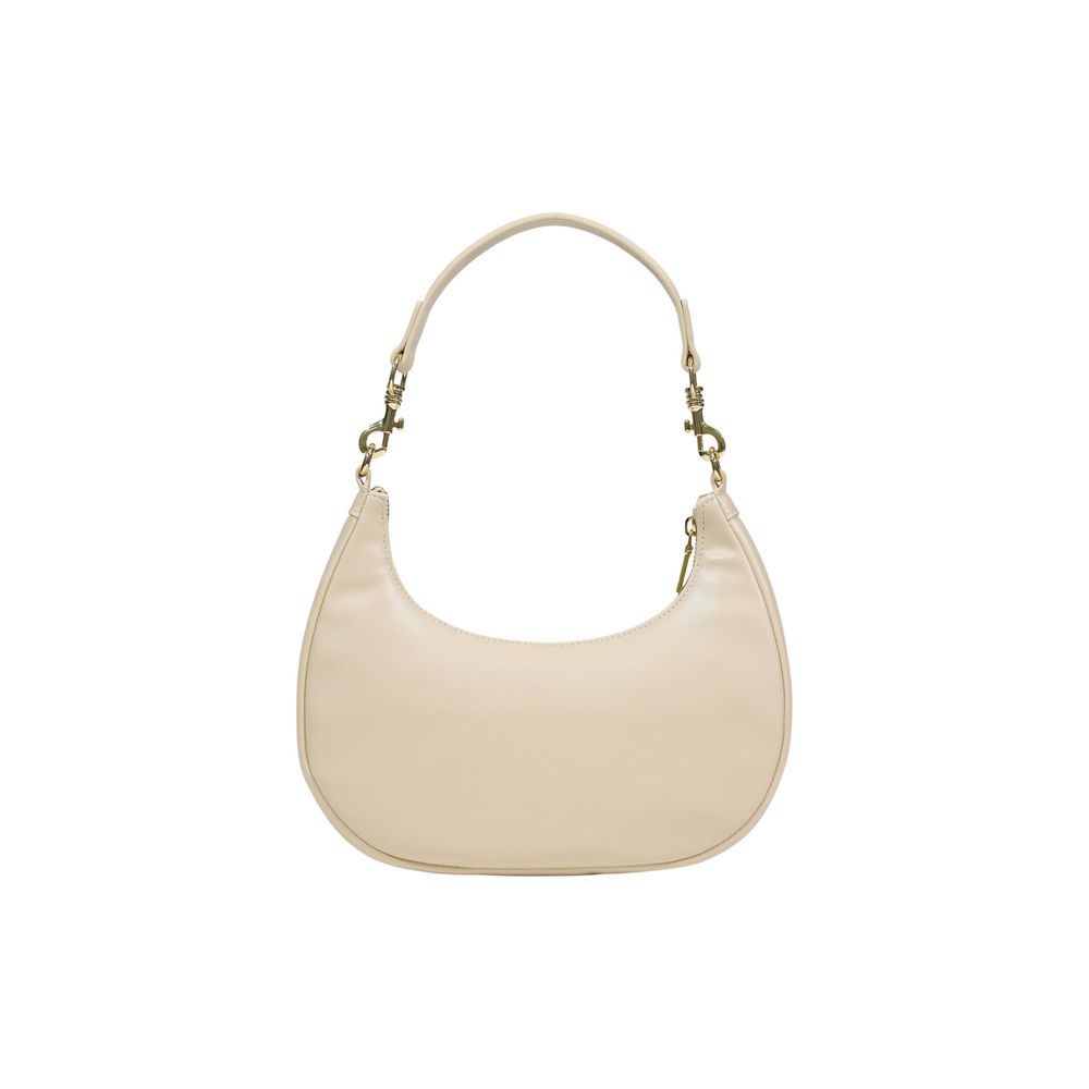 Love Moschino Cream Polyethylene Handbag