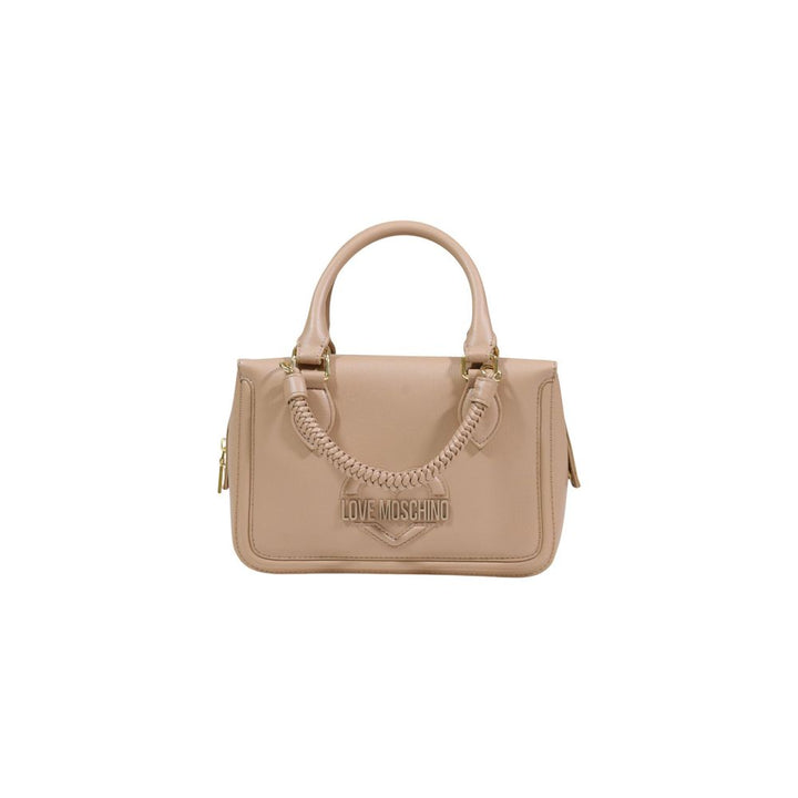 Love Moschino Beige Polyethylene Handbag