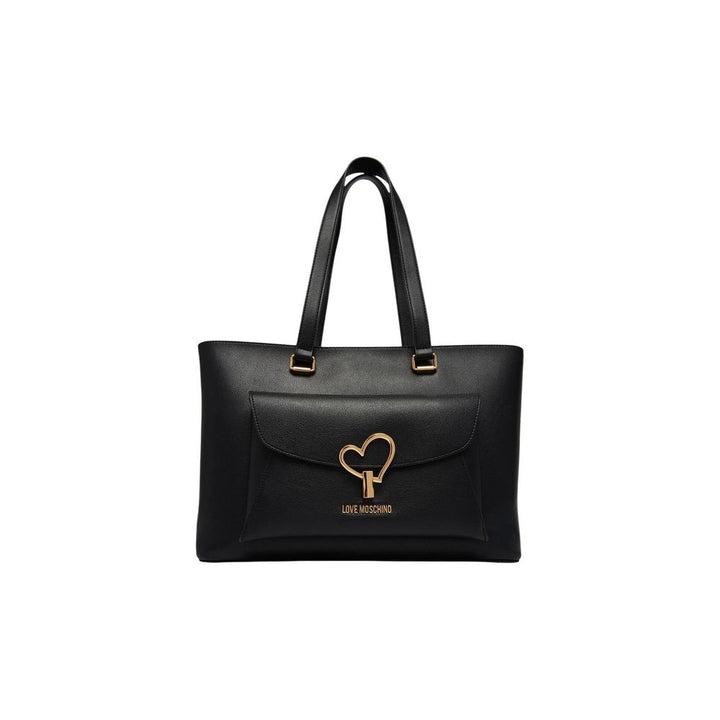 Love Moschino Black Polyethylene Handbag