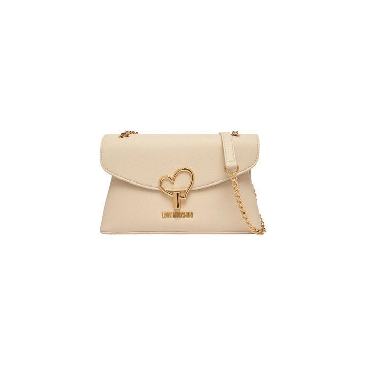 Love Moschino Beige Polyethylene Handbag