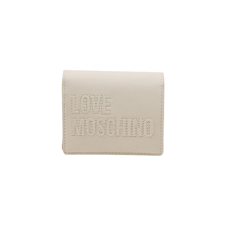 Love Moschino Beige Polyethylene Wallet