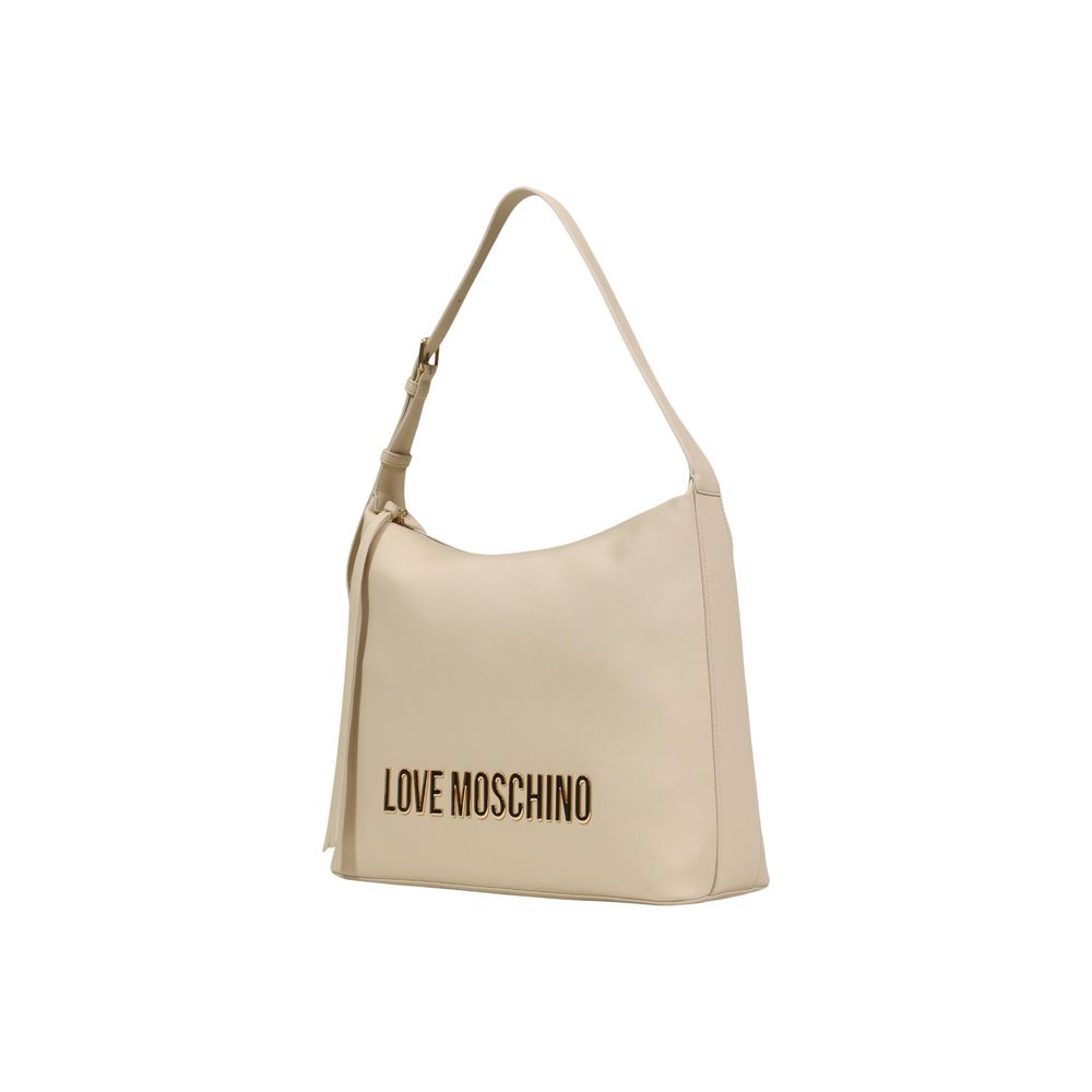 Love Moschino Beige Polyethylene Handbag
