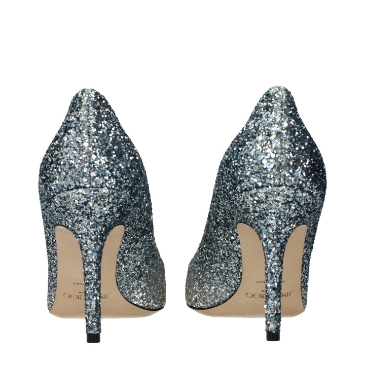 Jimmy Choo Gray Plastic Pumps