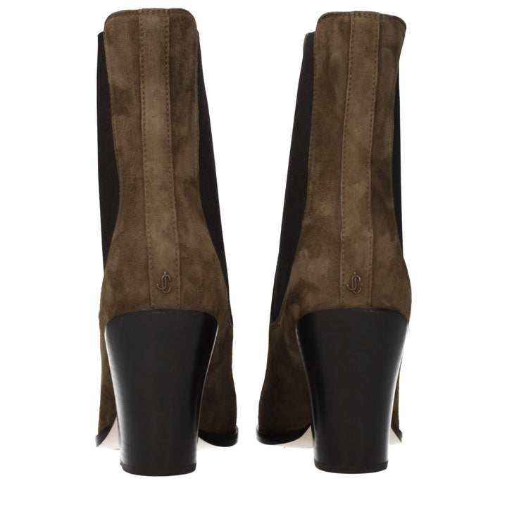 Jimmy Choo Brown Leather Ankle Boots