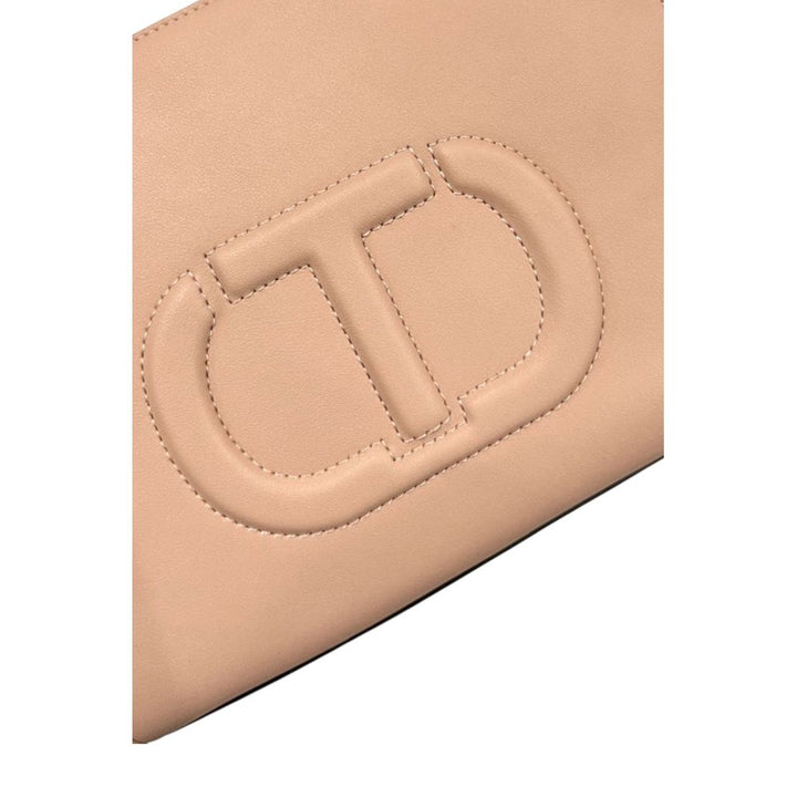 Twinset Pink PU Women Handbag