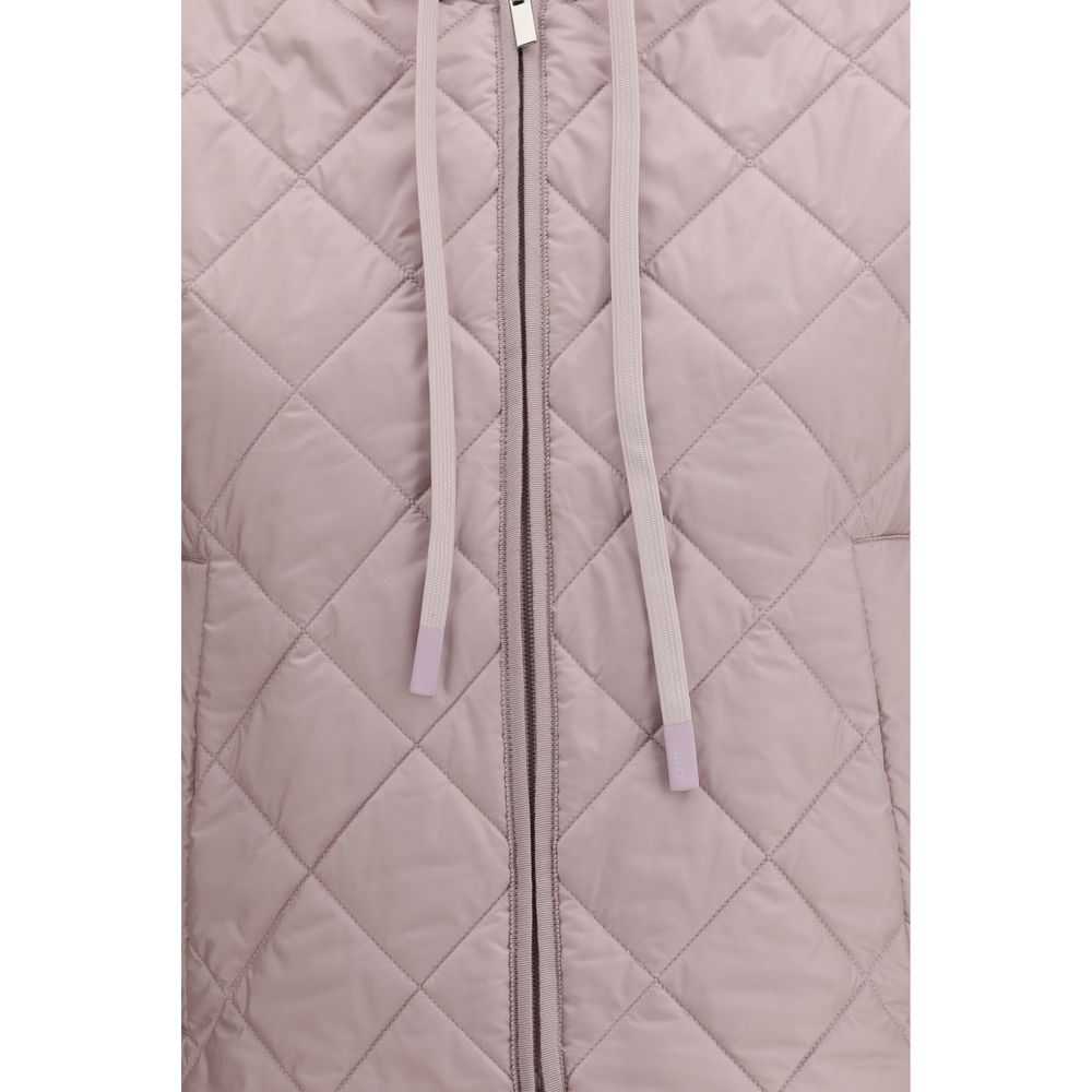 Max Mara Purple Polyester Jackets And Coat