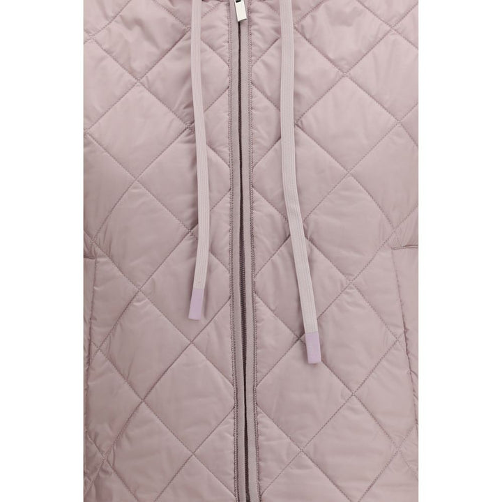 Max Mara Purple Polyester Jackets And Coat