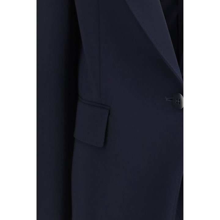 Max Mara Blue Triacetate Blazer