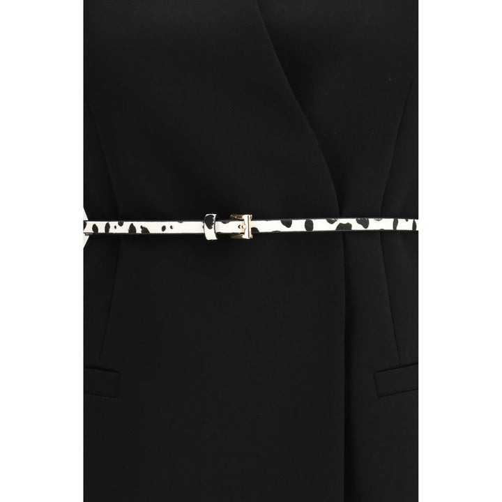 Max Mara Black Triacetate Coat