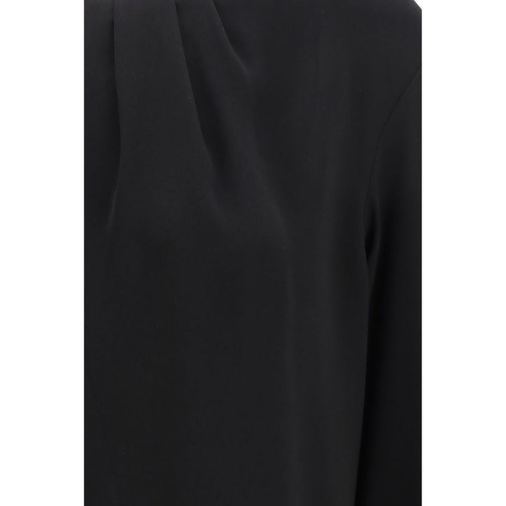 Max Mara Black Triacetate Blouse