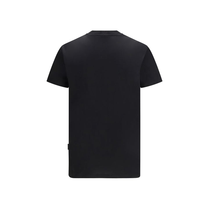 Philipp Plein Black Cotton T-Shirt