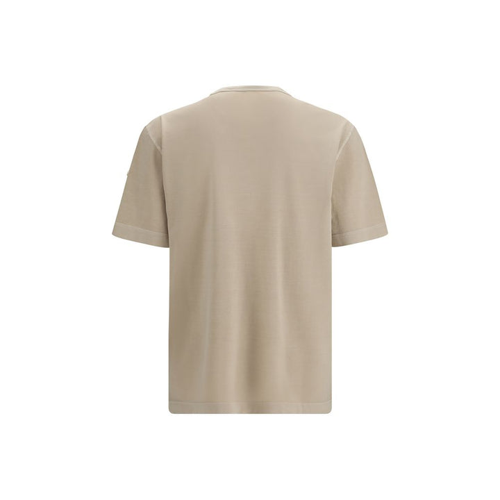 Moncler Beige Cotton T-Shirt