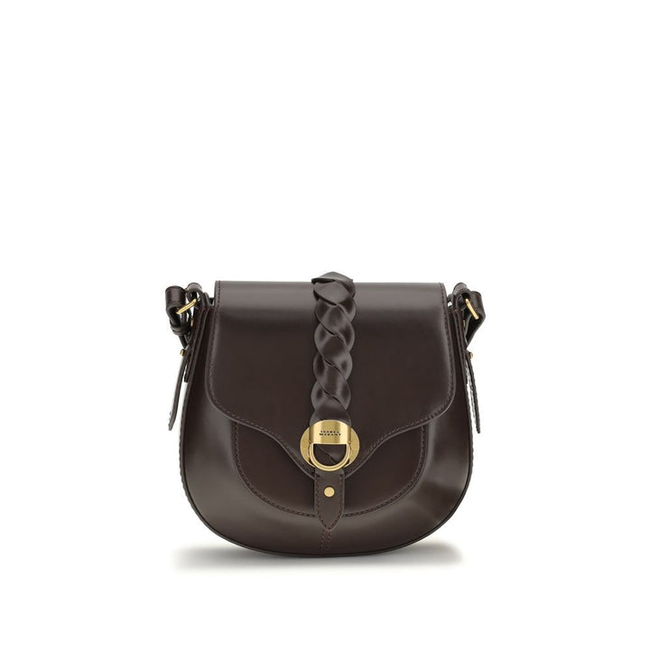 Isabel Marant Brown Calf Leather Bos Taurus Shoulder Bag