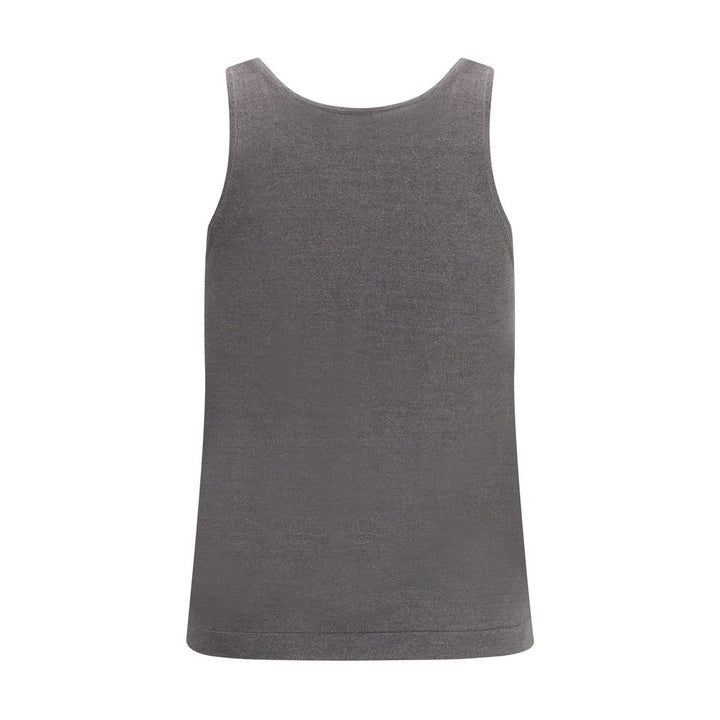 Brunello Cucinelli Gray Cashmere Top