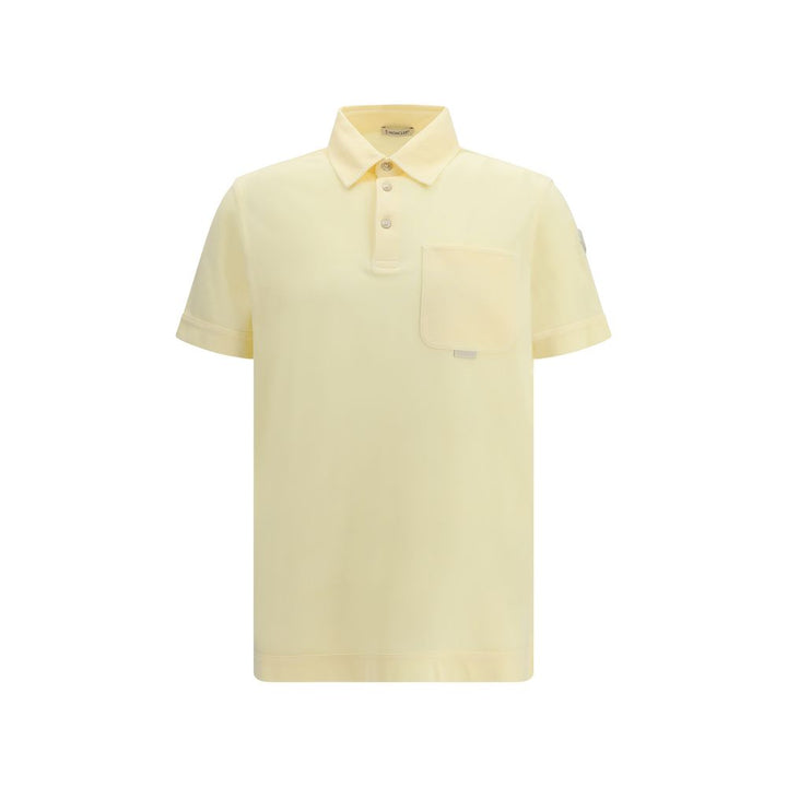 Moncler Bicolor Cotton Polo Shirt