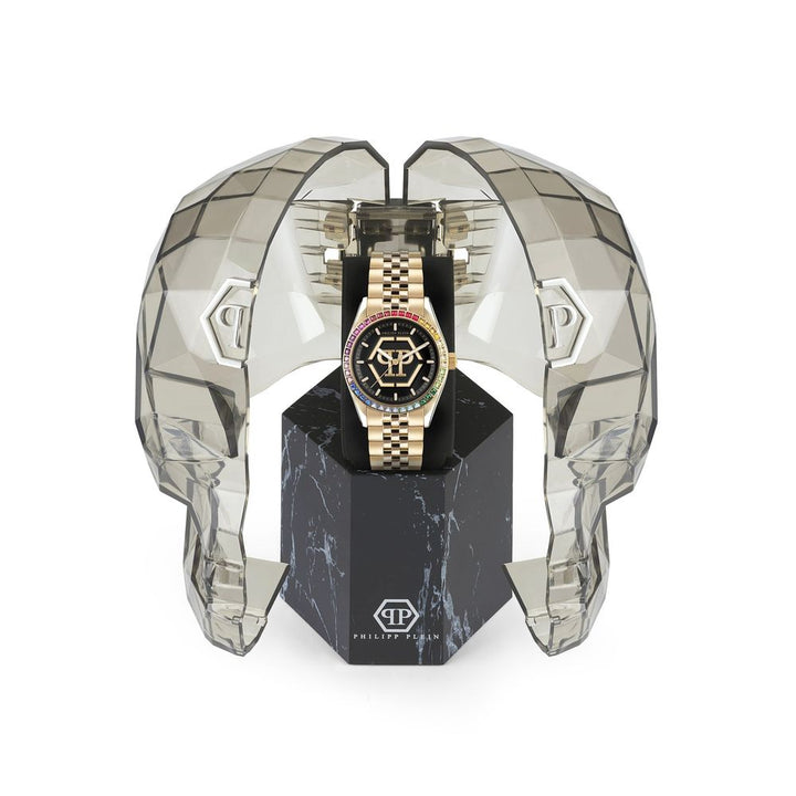 Philipp Plein Gold Stainless Steel Dress Watch