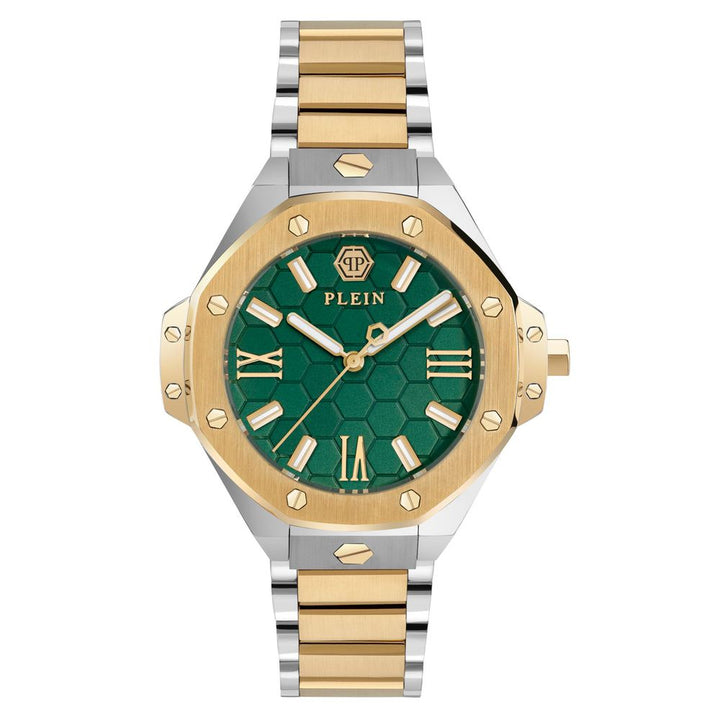 Philipp Plein Gold Stainless Steel Dress Watch
