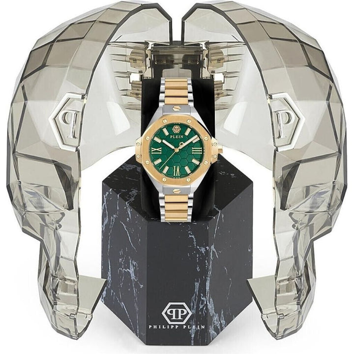 Philipp Plein Gold Stainless Steel Dress Watch