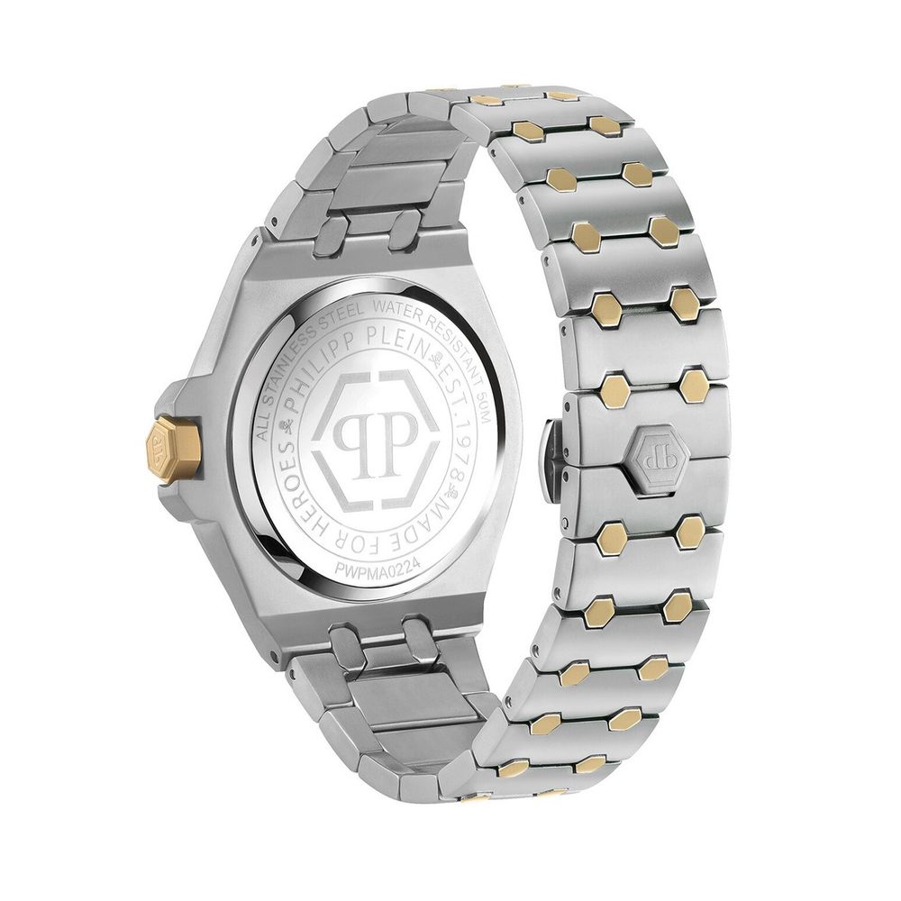 Philipp Plein Gray Stainless Steel Dress Watch