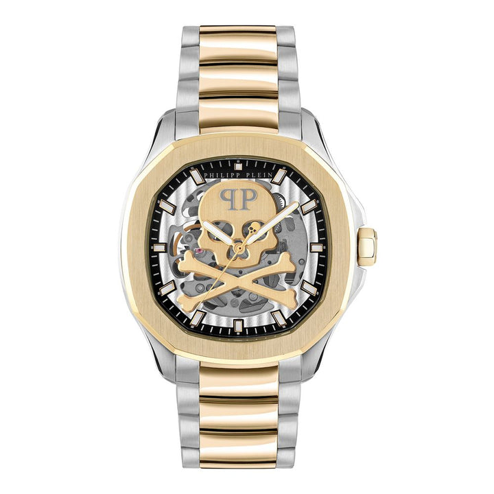 Philipp Plein Gold Stainless Steel Dress Watch