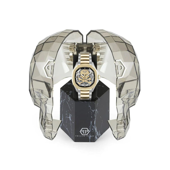 Philipp Plein Gold Stainless Steel Dress Watch