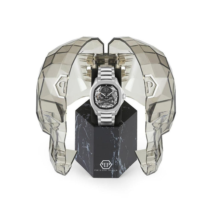 Philipp Plein Gray Stainless Steel Dress Watch